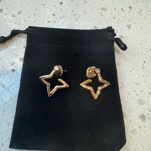 Gold Star Earrings